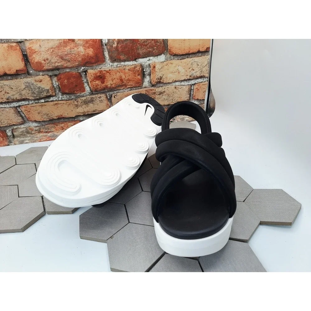 Nike Air Max Isla Black White Sail Women's Sz 11 / Men's 10 Platform Sandal 95